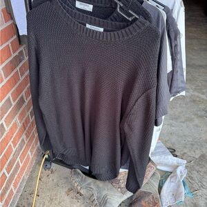 Zenana Outfitters Charcoal Women's Sweater